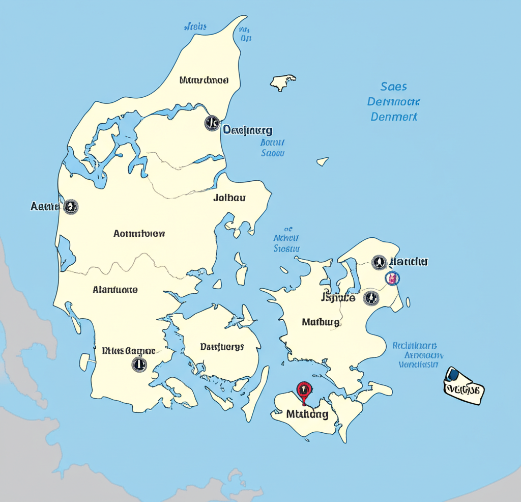 Jylland kort